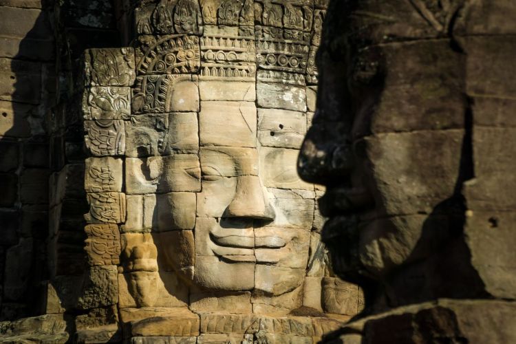 Statue im Bayon