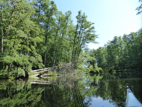 Mecklenburgischen Seenplatte Kanal