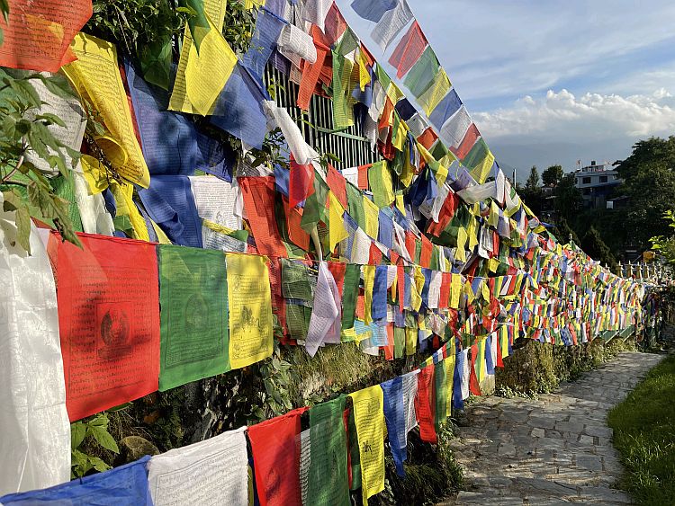 Nepal - Gebetsfahnen