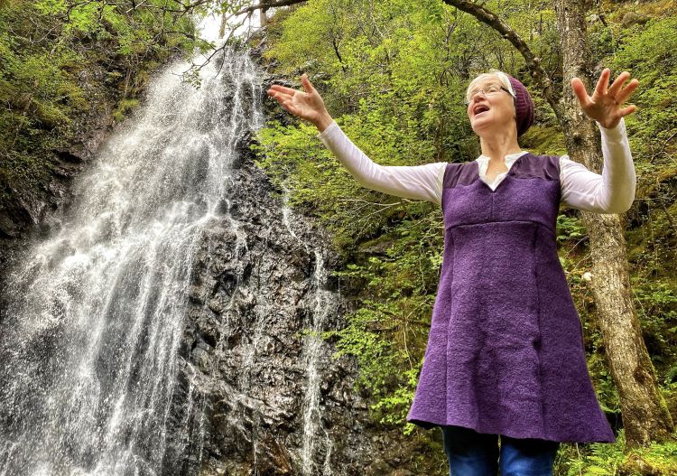 Schottland Steinkreis im Wald